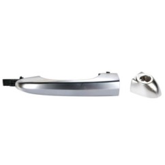 Maniglia Esterna anteriore sinistro Satinata (Foro Serratura) per Fiat 500X (334) e 500X (Cross/Trekking) AL80901 -