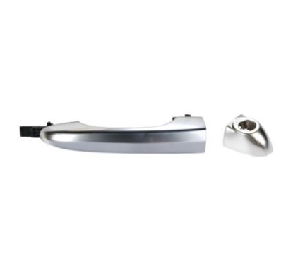 Maniglia Esterna anteriore sinistro Satinata (Foro Serratura) per Fiat 500X (334) e 500X (Cross/Trekking) AL80901 -