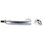 Maniglia Esterna anteriore sinistro Satinata (Foro Serratura) per Fiat 500X (334) e 500X (Cross/Trekking) AL80901