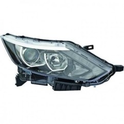 Proiettore destro (H7+H11) (D.light) (Led) con motore 14 per Nissan Qashqai DS7124913 - 64-DS7124913 - 64-DS7124913