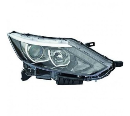 Proiettore destro (H7+H11) (D.light) (Led) con motore 14 per Nissan Qashqai DS7124913 - 64-DS7124913 - 64-DS7124913