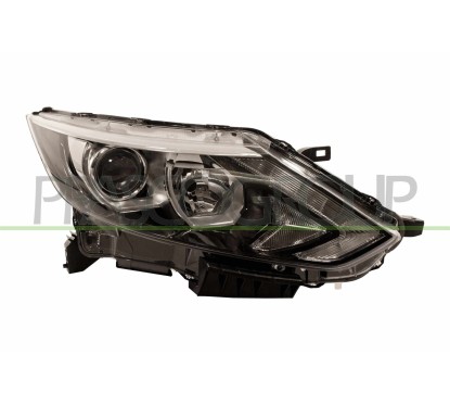 Proiettore destro (H7+H11) (D.light) (Led) con motore 14 per Nissan Qashqai DS7124913