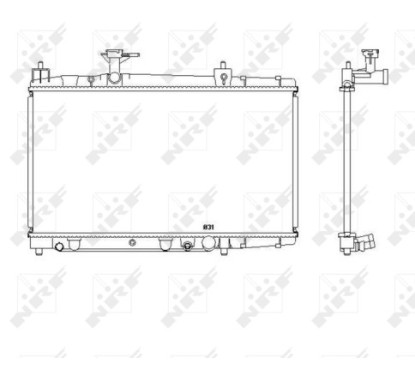 Radiatore Toyota 53448