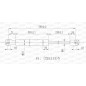 Molla A Gas destro/Sinistro Portellone posteriore (325N L.578MM) per Ford Fiesta (MK4) FD0509055