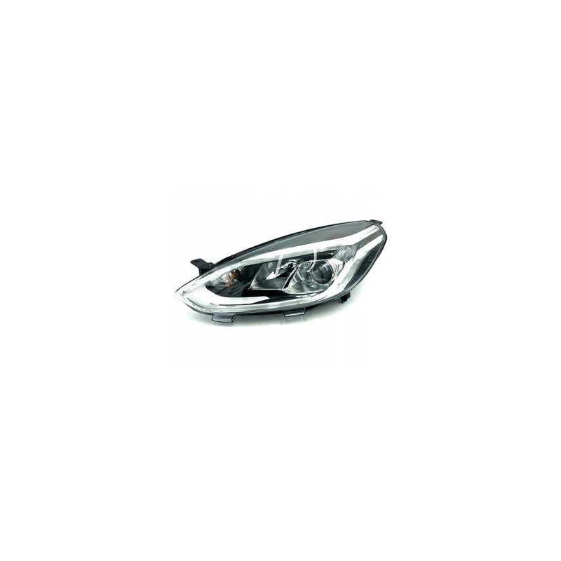 Proiettore Elett. sinistro con motore (H7+H15) (Day Light Led) (Cromato) Fiesta dal 2017 per Ford Fiesta (MK7) FD3484924
