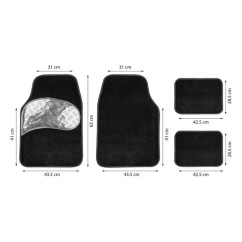 Tappetini in Tessuto per Auto Tcm-06 - 04700 - 69-04700 - 69-04700