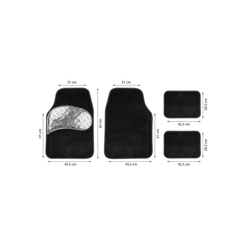 Tappetini in Tessuto per Auto Tcm-06 - 04700