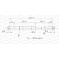 Molla A Gas destro/Sinistro Portellone posteriore (Mod. -02/01) (550N L.512MM) per Ford Focus FD4209055