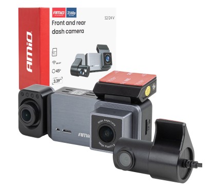 Telecamera Dashcam Fronte/Retro (12V/24V) (C/Microfono e Autoparlante) 04802 - 69-04802 - 69-04802