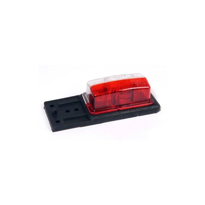 Fanale Ingombro laterale Rosso/Bianco (C/Supporto) 100634