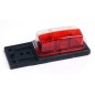 Fanale Ingombro laterale Rosso/Bianco (C/Supporto) 100634