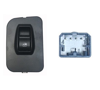 Pulsantiera Porta anteriore destro (4 Pin) per Citroen Nemo, Fiat Fiorino e Fiorino Qubo e altri modelli FTP76005 -