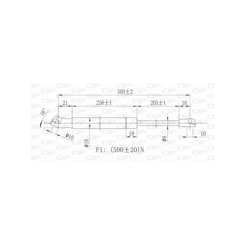 Molla A Gas Portellone posteriore destro/Sinistro per Volkswagen Bora/Jetta, Golf (IV) e Passat GSR6028.00