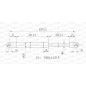 Molla A Gas Portellone posteriore destro/Sinistro per Peugeot 206 e 206 Plus GSR6063.00