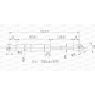 Molla A Gas Cofano anteriore destro/Sinistro per Audi A4 (8E2_B6), A4 (8Ec_B7) e A4 (8K2_B8) e altri modelli GSR6064.00