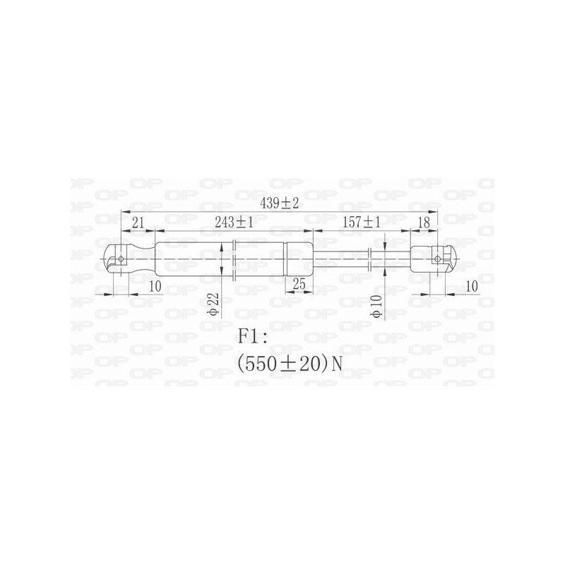 Molla A Gas Portellone posteriore destro/Sinistro per Volkswagen Golf (VI) e Golf (VI) Gti-Gtd GSR6094.00