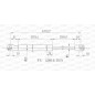 Molla A Gas Portellone posteriore destro/Sinistro per Nissan Micra (K11) GSR6143.00