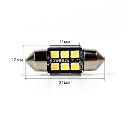 Lampada A Led Siluro Simply 31 Mm (Conf.2 Pz) 507531 - 83-507531 - 83-507531