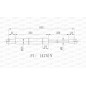 Molla A Gas Cofano anteriore destro/Sinistro per Opel Agila e Suzuki Wagon R+ GSR6428.00