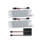 Fanale Luce Targa Led (Conf. 2PZ) per Alfa Romeo Mito, Fiat Bravo (198) e Grande Punto (199) e altri modelli 701001