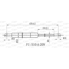 Molla A Gas Portellone posteriore destro/Sinistro per Renault Clio GSR6473.00