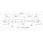 Molla A Gas destro/Sinistro Portellone posteriore (Mod. Sw -09/02) (570N L.520MM) per Fiat Palio (178) e Palio-Albea FT1139015