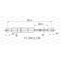 Molla A Gas Portellone posteriore destro/Sinistro per Kia Picanto (Ba) GSR6505.00