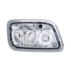 Proiettore (H7-H1) (Cornice Cromata) destro Mercedes Actros dal 2003 327004340 - 30-327004340 - 30-327004340