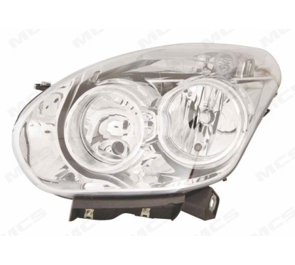 Proiettore destro Elett. (H7+H1) (C/Day Light) dal 2010 per Fiat Doblo e Opel Combo 327004884