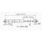 Molla A Gas Portellone posteriore destro/Sinistro per Volkswagen Passat GSR6548.00