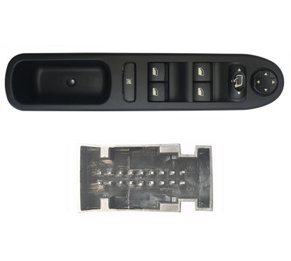 Pulsantiera Porta anteriore sinistro C/Comfort (18 Pin) per Peugeot 207 PGP76001 - 31-PGP76001 - 31-PGP76001