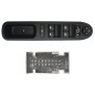 Pulsantiera Porta anteriore sinistro C/Comfort (18 Pin) per Peugeot 207 PGP76001