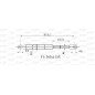 Molla A Gas destro/Sinistro Portellone posteriore (360N L.507MM) per Fiat Bravo (198) FT1389055