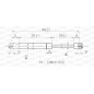 Molla A Gas destro/Sinistro Portellone posteriore (Mod. 5P.) (380N L.507MM) per Fiat Stilo (192) FT4209065
