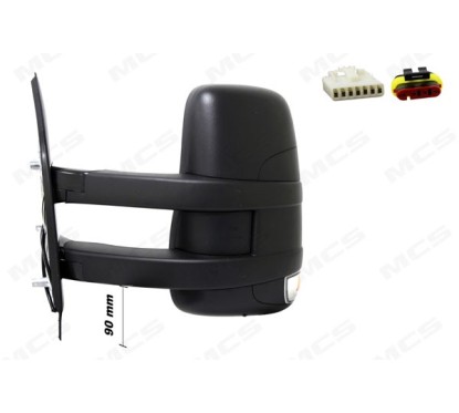 Ret.elett.term sinistro C/Sonda (Braccio Lungo) (7+4PIN) per Iveco Daily 331354