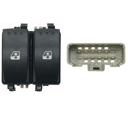 Blocco Porta anteriore sinistro C/Comfort per Renault Espace IV (JK0/1), Laguna II (BG0/1) e Megane e altri modelli RNB76005