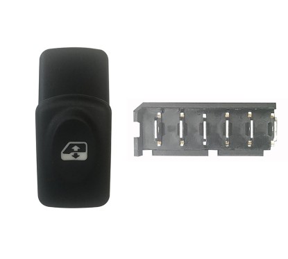 Interruttore Porta anteriore sinistro/Destro (Connettore Grigio) (6 per Renault Clio, Kangoo e Megane e altri modelli