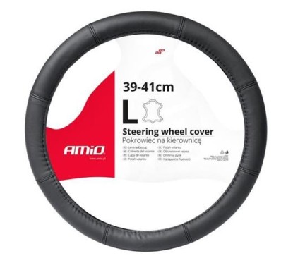 Steering Wheel Cover Leather Series Swc-48-L (39-41CM) 03547 - 69-03547 - 69-03547