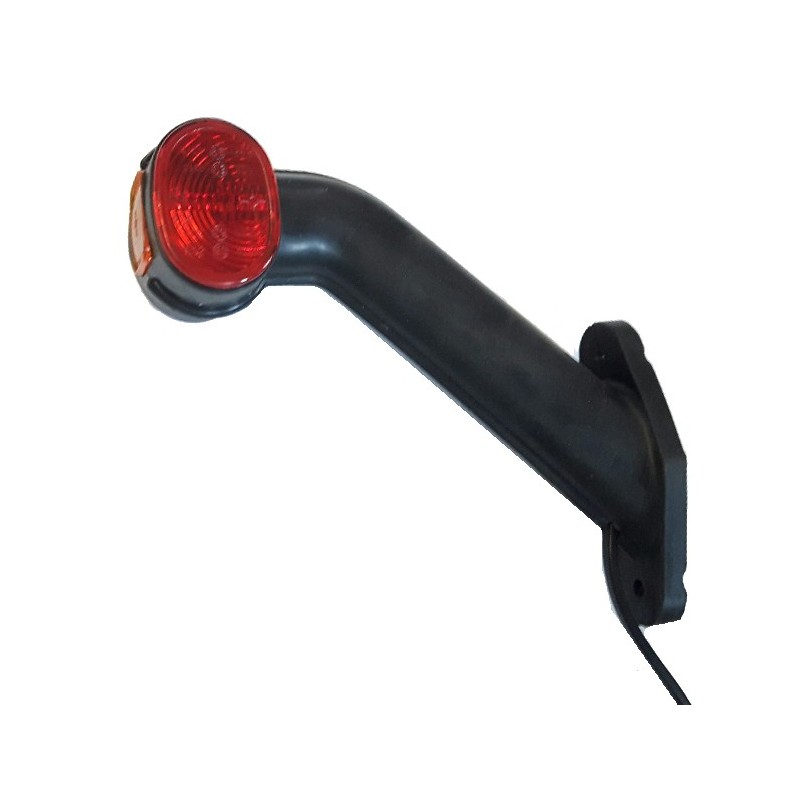 Fanale Ingombro laterale sinistro Rosso/Bianco 103336