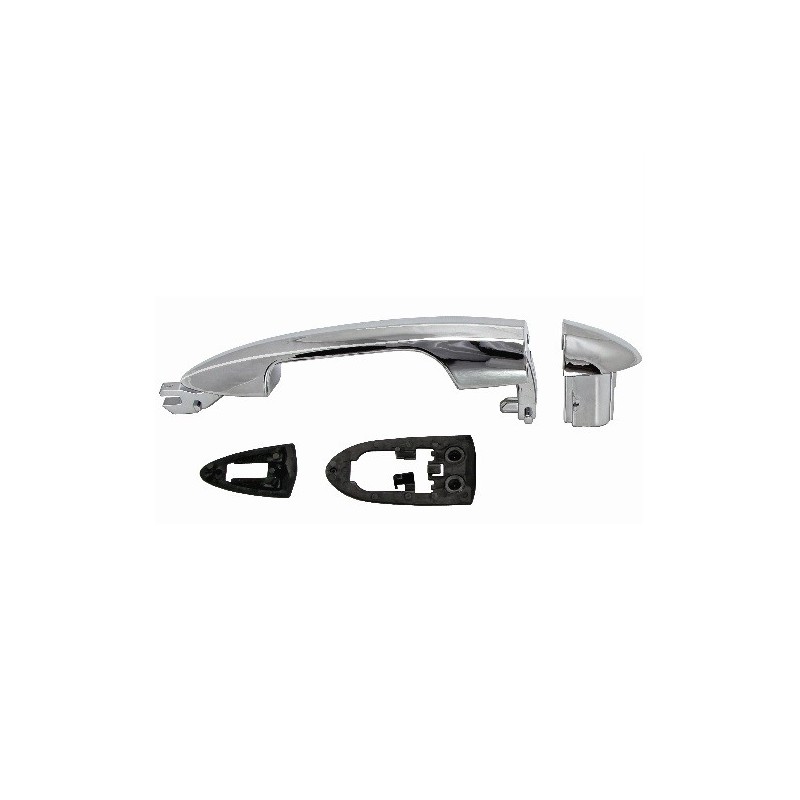Maniglia Esterna anteriore sinistro-Crom. Lucida - Senza Foro per Alfa Romeo Giulietta, Mito e Lancia Ypsilon LA0048005