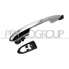 Maniglia Esterna anteriore sinistro-Crom. Lucida - Senza Foro per Alfa Romeo Giulietta, Mito e Lancia Ypsilon LA0048005 -