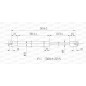 Molla A Gas destro/Sinistro Portellone posteriore (Mod. Sw) (560N L.384MM) per Lancia Lybra (839Ax_Bx) LA4209055