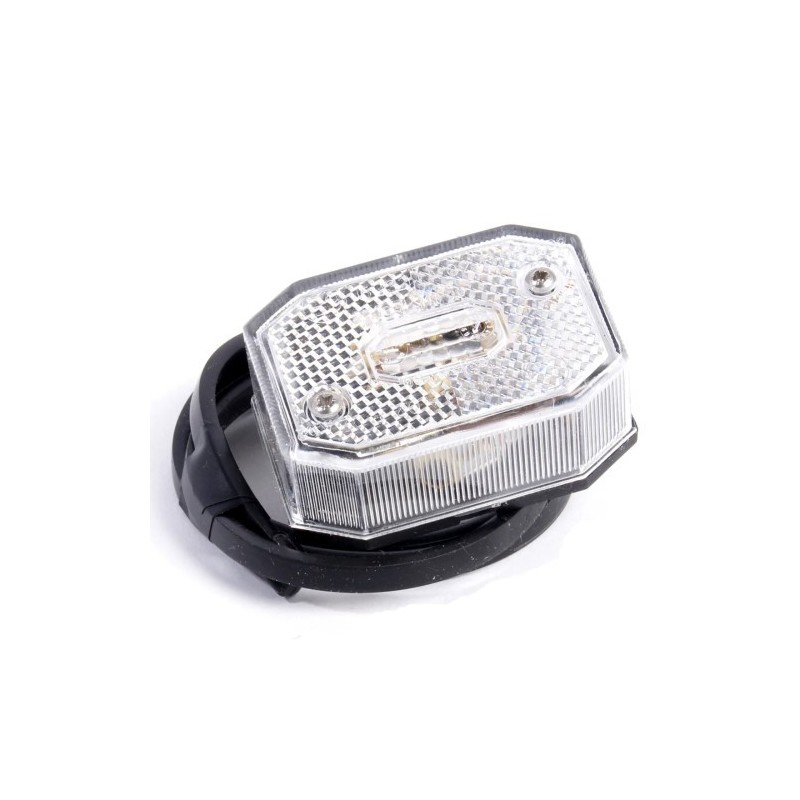 Fanale Posizione Led Bianco (S/Supporto) (C/Cavo 500MM) 307330