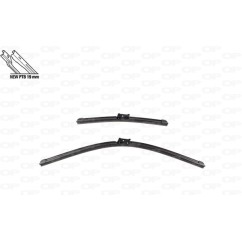 Coppia Spazzole Twin Perfect 24''-13''/609-330MM per Fiat 500 (312), 500E (332) e Ford Ka (Z*) WBT9000.00 - 80-WBT9000.00 -