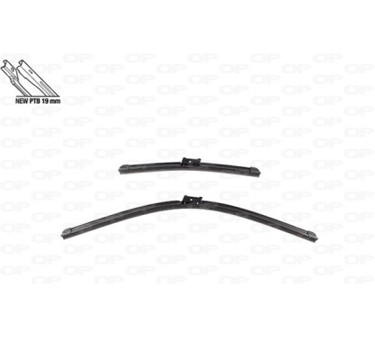 Coppia Spazzole Twin Perfect 24''-13''/609-330MM per Fiat 500 (312), 500E (332) e Ford Ka (Z*) WBT9000.00 - 80-WBT9000.00 -