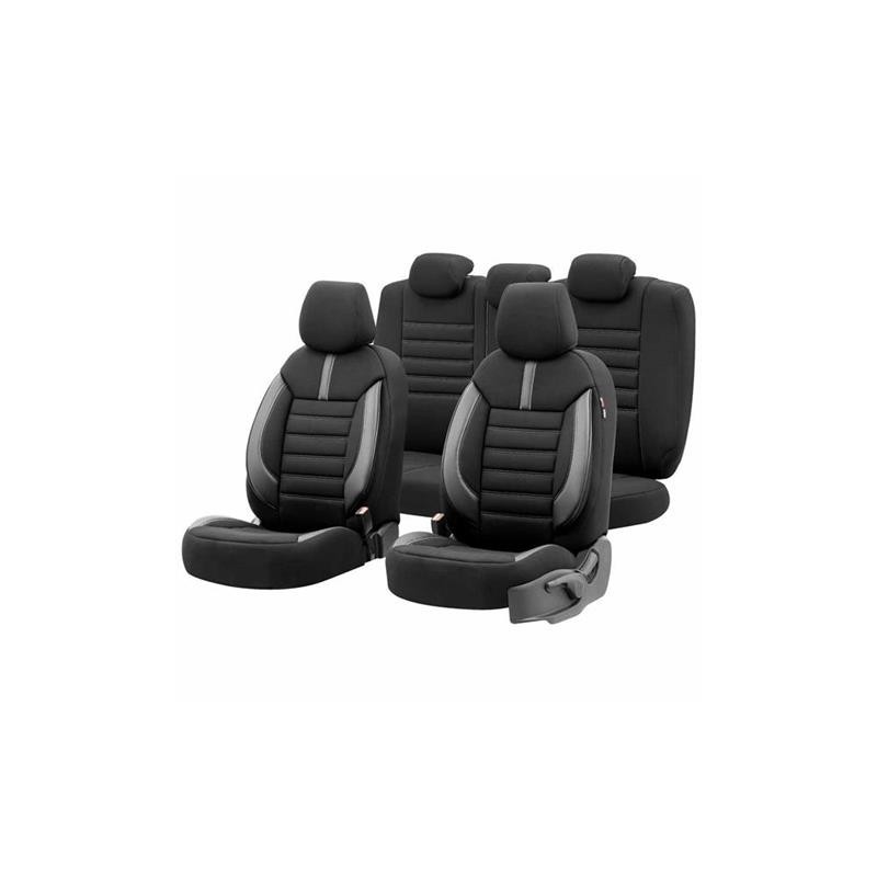 Set Coprisedili Auto Otom Limited 102 Black/Grey 3-Zip OT74048