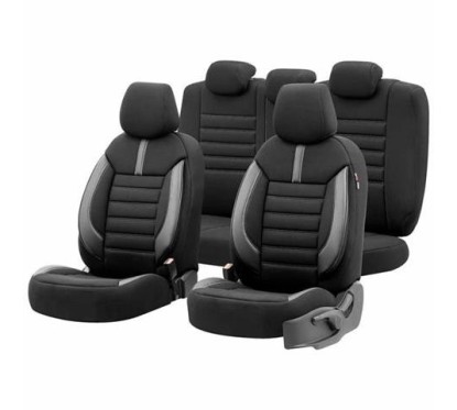 Set Coprisedili Auto Otom Limited 102 Black/Grey 3-Zip OT74048 - 69-OT74048 - 69-OT74048