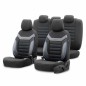 Set Completo Coprisedili Auto Otom Individual 203 Nero/Blu 3-Zip OT74052