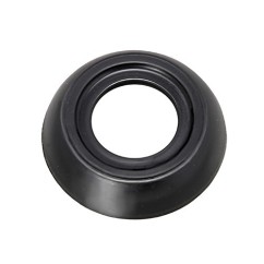 Ghiera Maniglia Alz. anteriore/Posteriore destro/Sinistro Nera (Alta) per Fiat 128, 500 e Om 35/40 - Leoncino AL1107 -