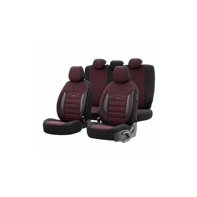 Set Completo di Coprisedili Auto Otom Sport Plus 103 Bordeaux Nz OT78482